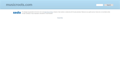 Desktop Screenshot of musicroots.com